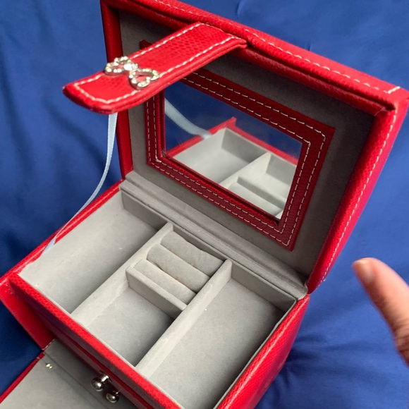 Red Jewelry Box - Picture 3 of 4